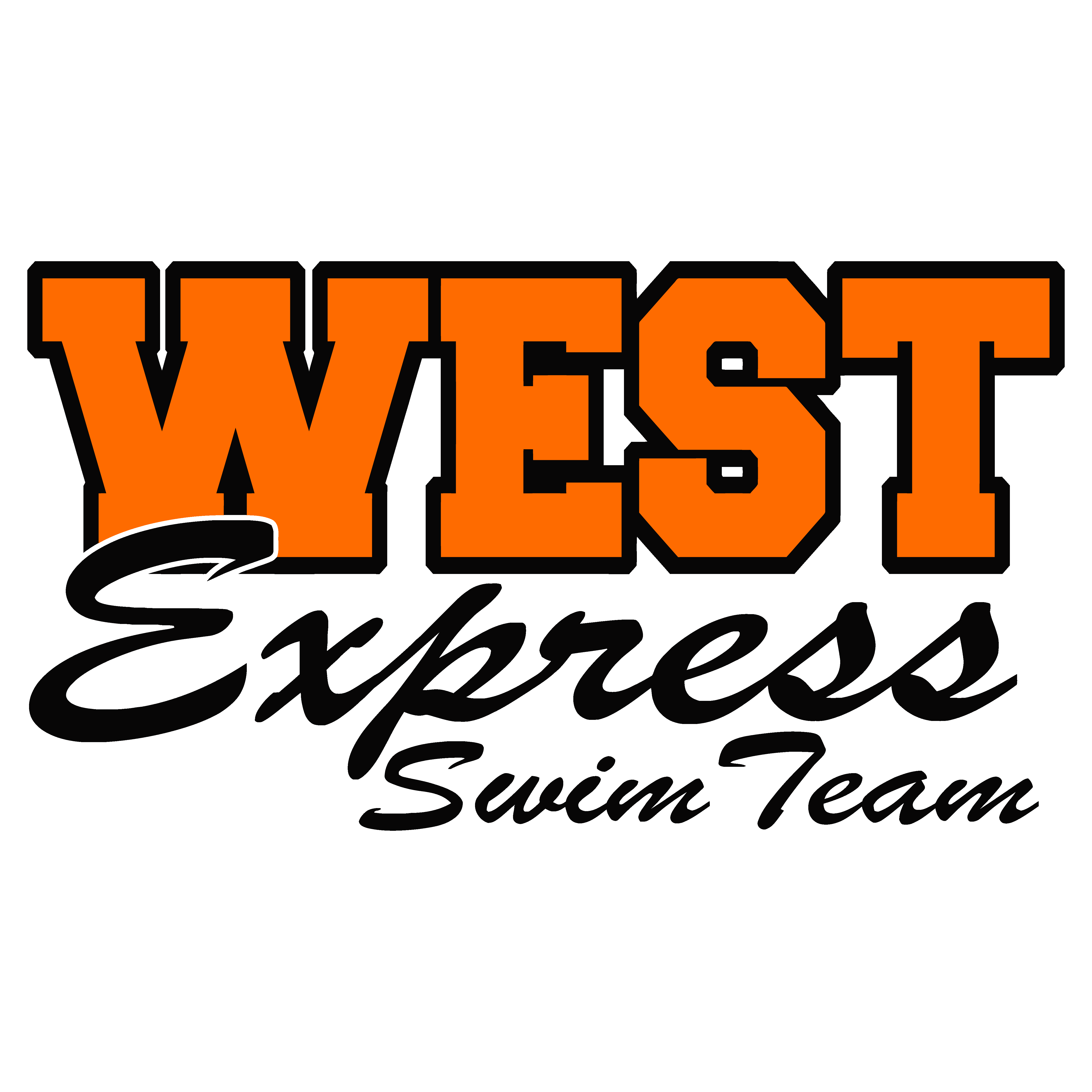 WEST Express Swim Team Logo - Color